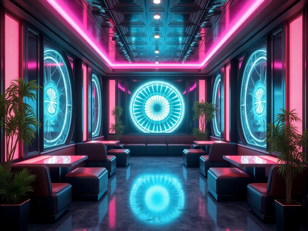 Art Deco Sci-Fi Room Design